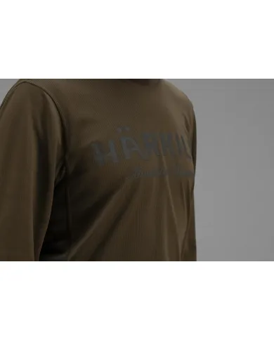KOSZULKA HARKILA MOUNTAIN HUNTER L/S T-SHIRT HUNTING GREEN/SHADOW BROWN