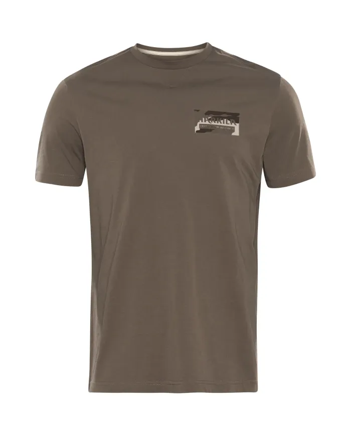 KOSZULKA HARKILA CORE T-SHIRT BROWN GRANITE