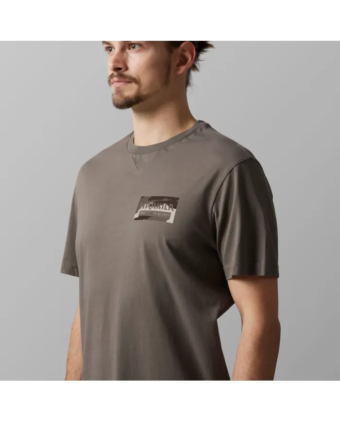 KOSZULKA HARKILA CORE T-SHIRT BROWN GRANITE