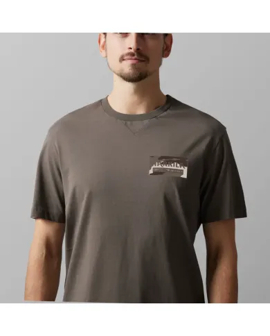 KOSZULKA HARKILA CORE T-SHIRT BROWN GRANITE