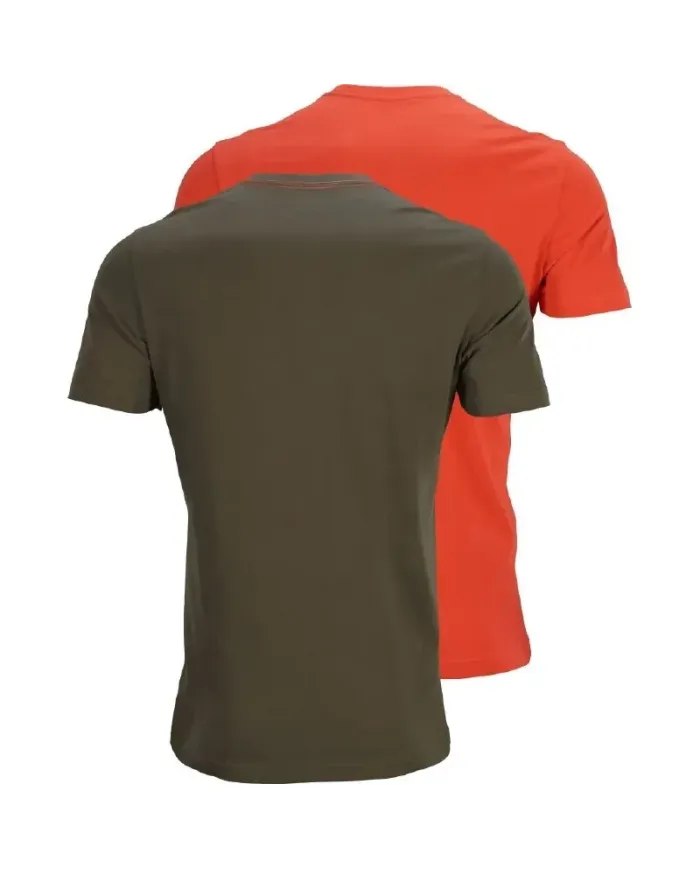 KOSZULKA HARKILA WILDBOAR PRO S/S T-SHIRT 2-PACK - LIMITED EDITION LIGHT WILLOW GREEN/DEMITASSE BROWN