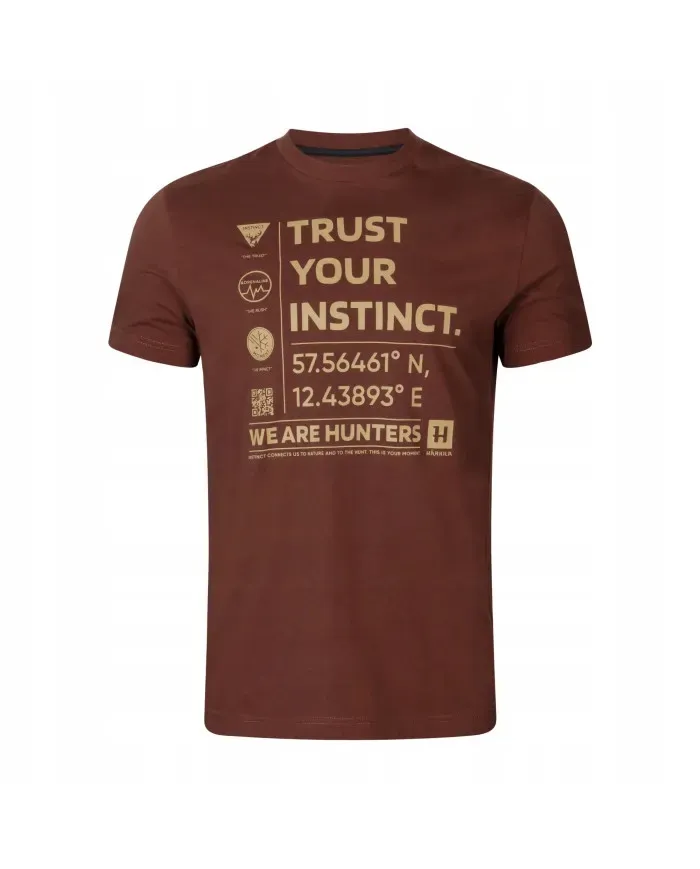 KOSZULKA HARKILA IMPACT S/S T-SHIRT GOLDEN BROWN