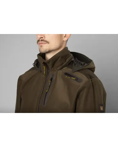Kurtka Harkila Forest Hunter GTX jacket Hunting green/Shadow brown