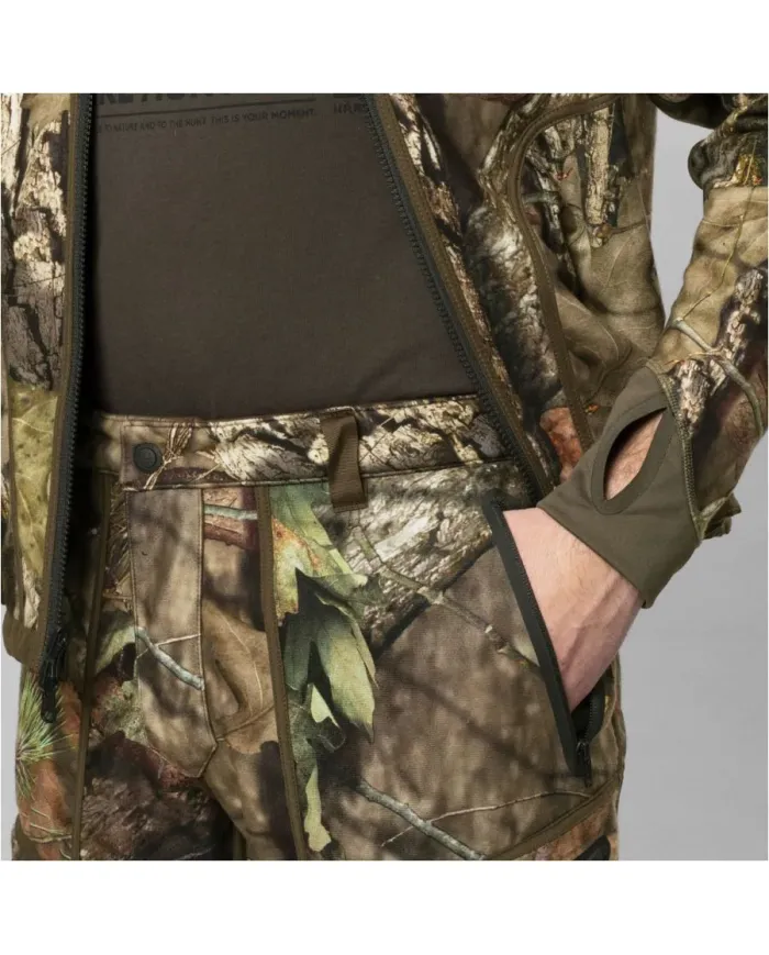 Spodnie męskie Härkila Kamko camo reversible WSP Hunting green MossyOak Break-up Country