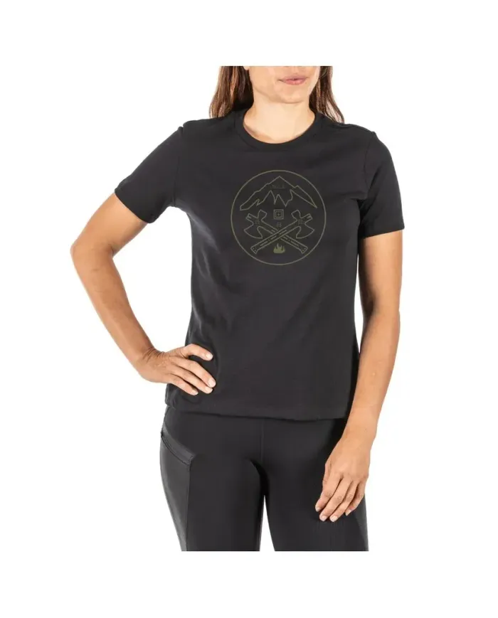 KOSZULKA 5.11 WM CROSSED AXE MTN TEE 019 BLACK
