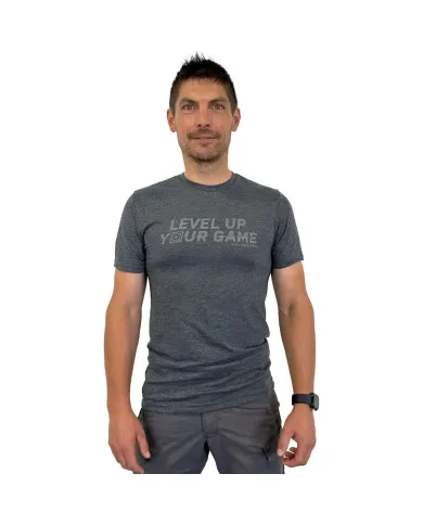 KOSZULKA 5.11 EMEA LEVEL UP /S/S TEE 035 CHARCOAL HTR