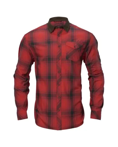 KOSZULA HARKILA Driven Hunt flannel shirt Red/Black check