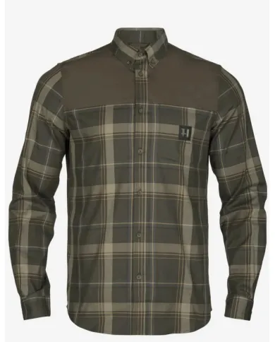 KOSZULA HARKILA ANKER L/S shirt Willow green
