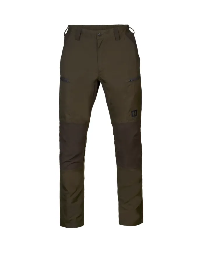 SPODNIE HARKILA FJELL TROUSERS WILLOW GREEN/SHADOW BROWN