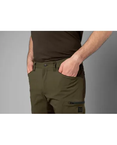 SPODNIE HARKILA RAGNAR TROUSERS WILLOW GREEN