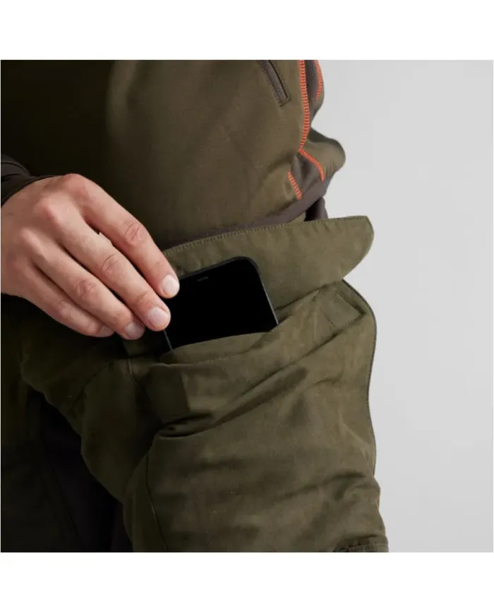 Spodnie Harkila SCANDINAVIAN TROUSERS WILLOW GREEN/DEEP BROWN