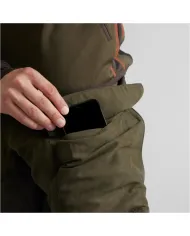 Spodnie Harkila SCANDINAVIAN TROUSERS WILLOW GREEN/DEEP BROWN