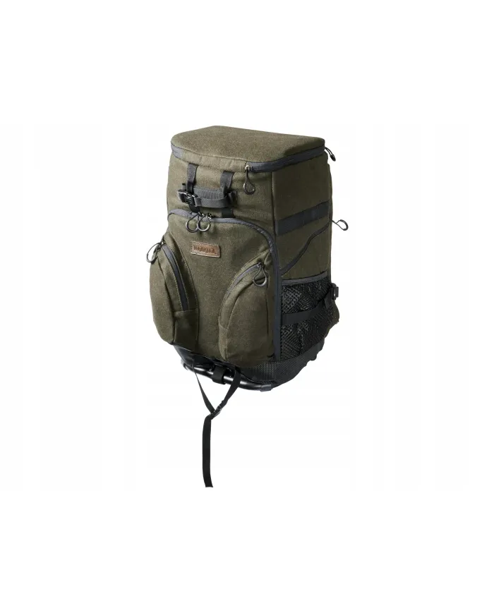 PLECAK HARKILA METSO RUCKSACK CHAIR HUNTING GREEN MELTON WOOL 25L
