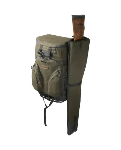 PLECAK HARKILA METSO RUCKSACK CHAIR HUNTING GREEN MELTON WOOL 25L