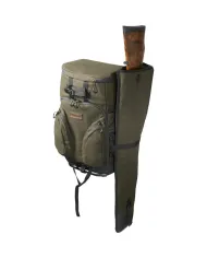 PLECAK HARKILA METSO RUCKSACK CHAIR HUNTING GREEN MELTON WOOL 25L