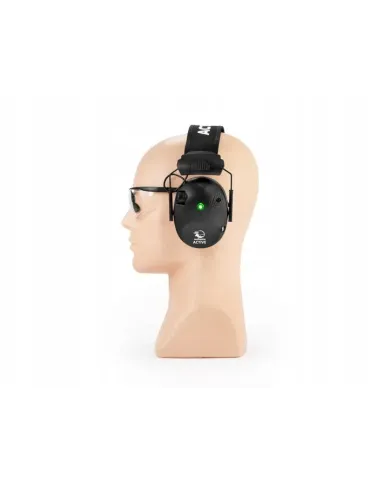 SŁUCHAWKI REAL HUNTER ACTIVE PRO CZARNE+OKULARY SŁUCHAWKI REAL HUNTER ACTIVE PRO CZARNE+OKULARY