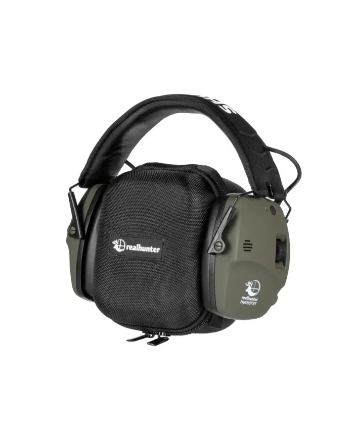 SŁUCHAWKI REAL HUNTER ACTIVE PRO SHOT BT OLIWKOWE