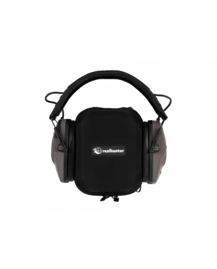 SŁUCHAWKI REAL HUNTER ACTIVE PRO SHOT BT Brązowe