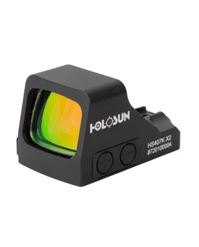 Holosun - Kolimator HS407K X2 Open Reflex SubCompact Pistol Sight - 6 MOA