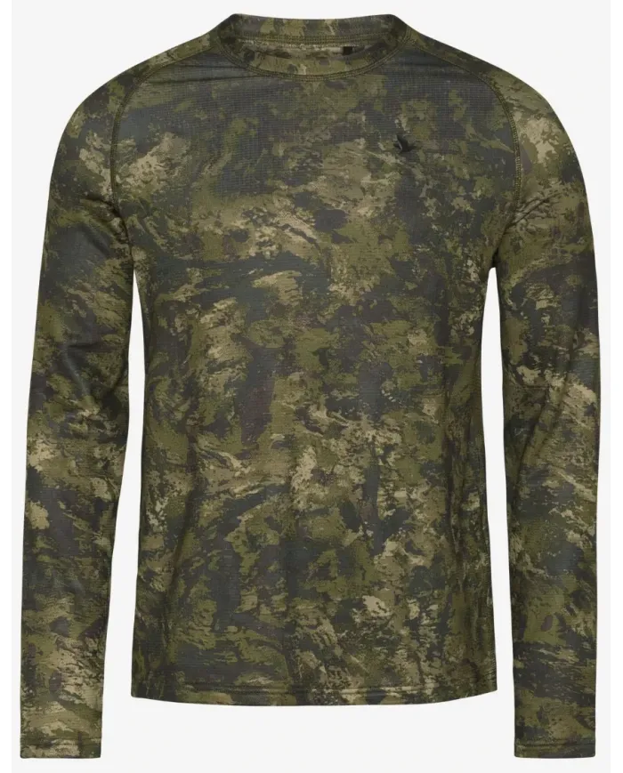 Bluza Seeland Active Camo L/S T-shirt InVis green