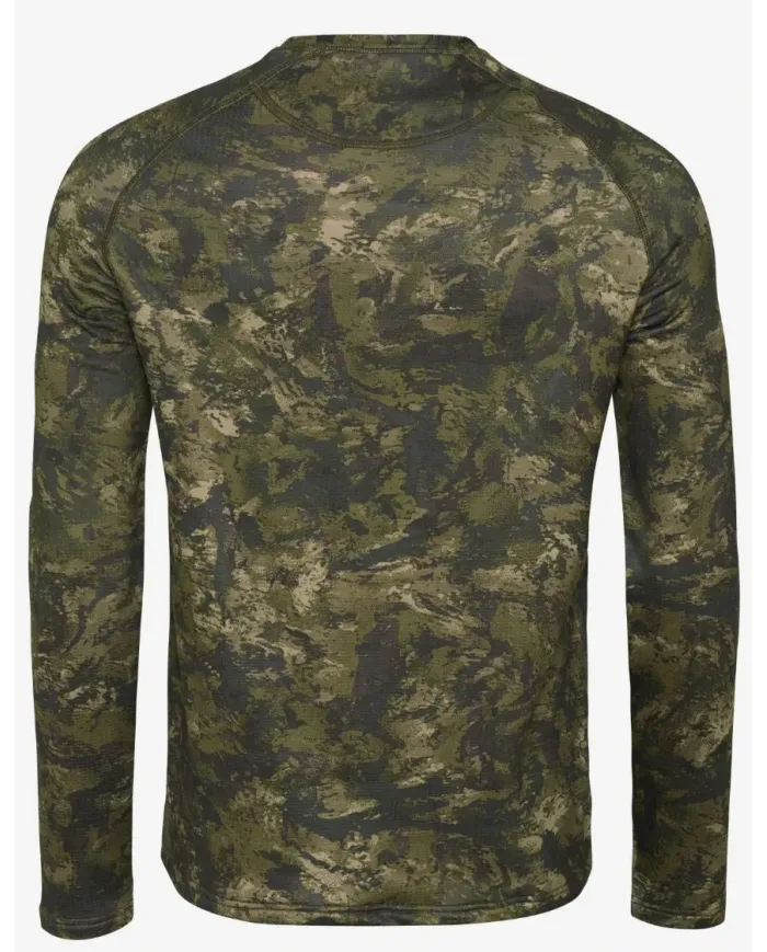 Bluza Seeland Active Camo L/S T-shirt InVis green