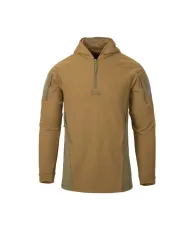 BLUZA HELIKON RANGE HOODIE TOPCOOL COYOTE/ADAPTIVE GREEN