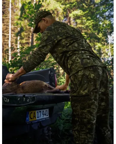 Bluza Seeland Active Camo L/S T-shirt InVis green