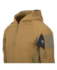 BLUZA HELIKON RANGE HOODIE TOPCOOL COYOTE/ADAPTIVE GREEN
