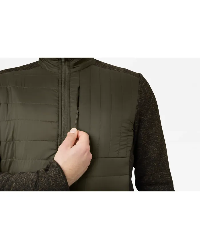 Bluza Seeland Theo Hybrid Jacket Pine Green