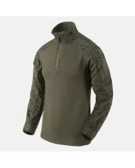 BLUZA HELIKON MCDU COMBAT SHIRT POLYCOTTON STRECH RIPSTOP TIGER STRIPE/OLIVE GREEN