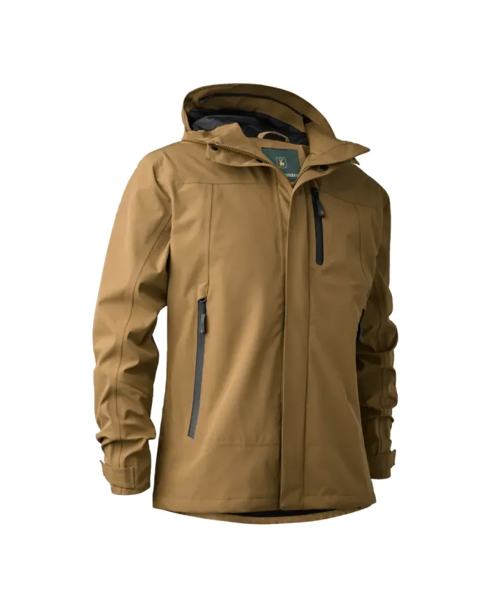 KURTKA DEERHUNTER SAREK SHELL JACKET WITH HOOD BUTTERNUT