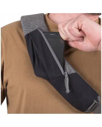 PLECAK HELIKON EDC SLING BACKPACK - NYLON POLYESTER BLEND MELANGE GREEN