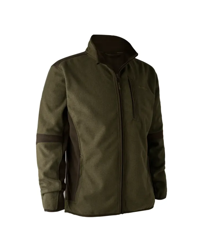 BLUZA DEERHUNTER 5515 Gamekeeper Bonded Fleece Jacket Graphite Green