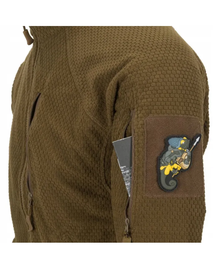 BLUZA HELIKON ALPHA TACTICAL GRID FLEECE COYOTE L/REGULAR BL-ALT-FG-11-B05