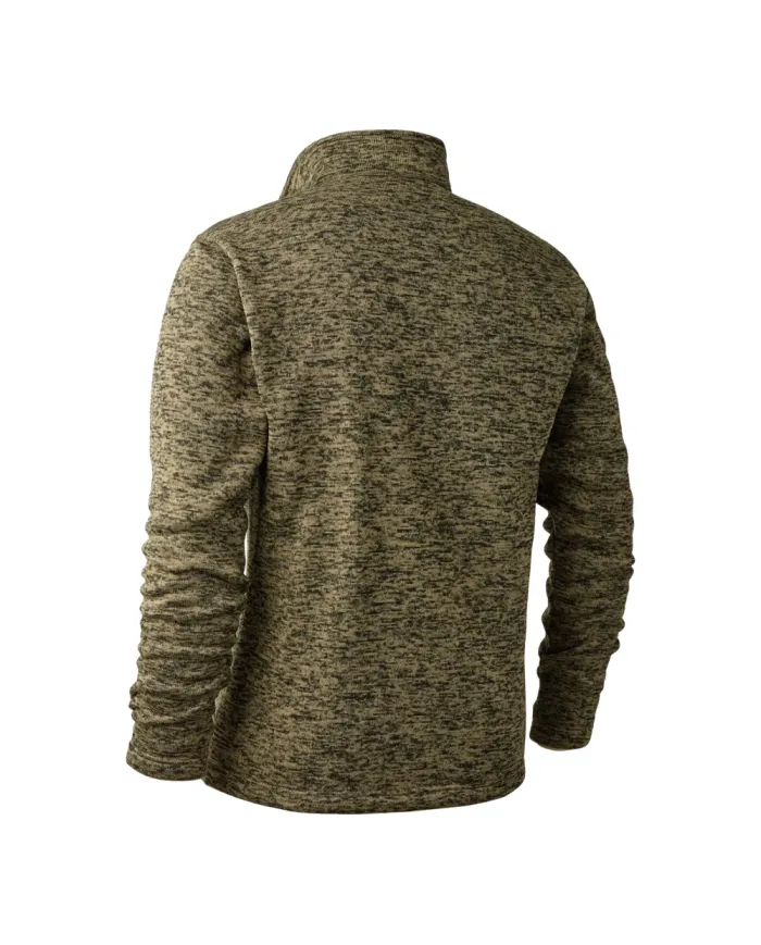 BLUZA POLAROWA DEERHUNTER SAREK KNITTED JACKET BUTTERNUT MELANGE