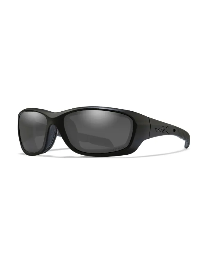 Okulary WX GRAVITY Capt Pol Smoke Grey Matte Black Frame