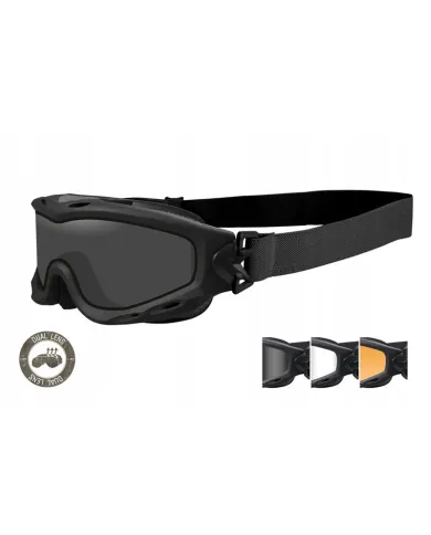 Okulary WX SPEAR Dual Smoke/Clear/Rust Matte Black Frame
