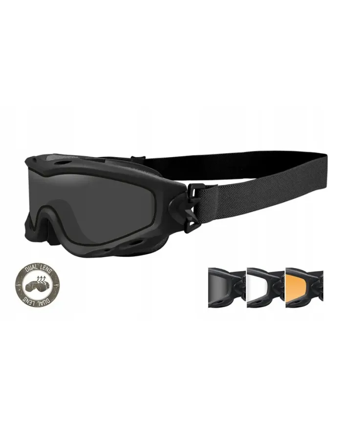 Okulary WX SPEAR Dual Smoke/Clear/Rust Matte Black Frame Okulary WX SPEAR Dual Smoke/Clear/Rust Matte Black Frame