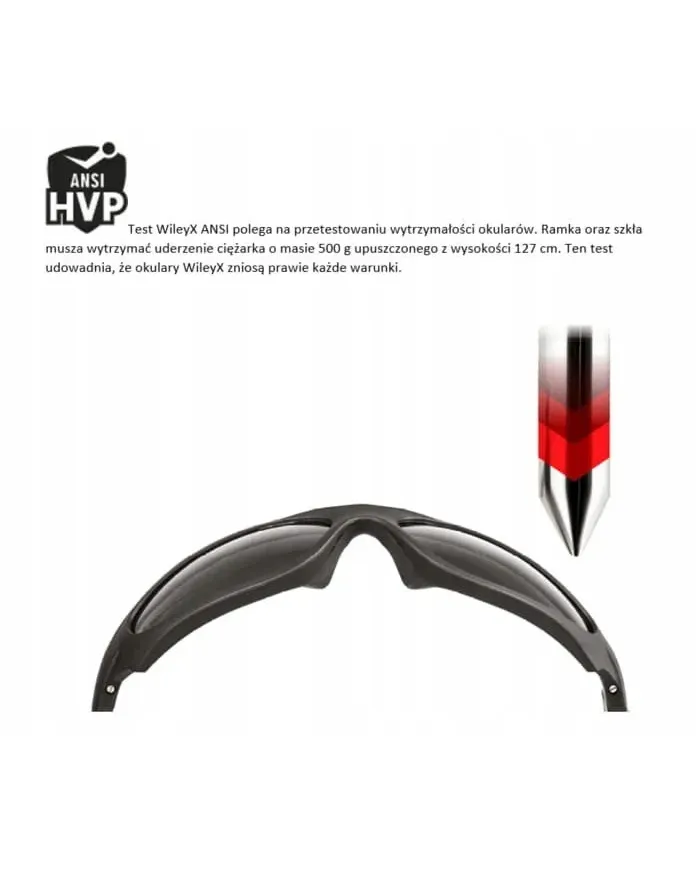 Okulary WX SABER ADV Smoke/Clear Matte Black Frame