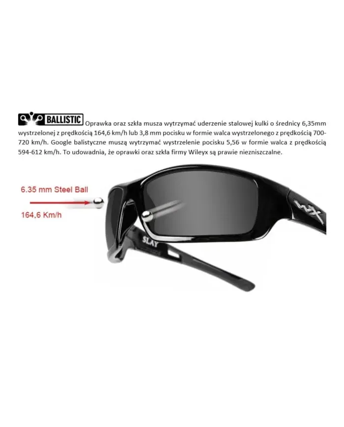 Okulary WX SABER ADV Smoke/Clear Matte Black Frame