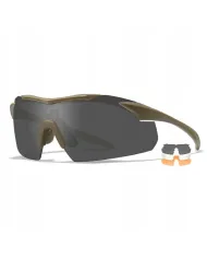 Okulary WX VAPOR 2.5 Grey/Clear/Light Rust Tan Frame