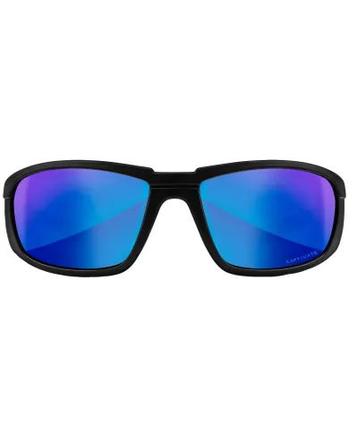 Okulary WX BOSS Capt Pol Blue Mirror Matte Black Frame