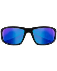 Okulary WX BOSS Capt Pol Blue Mirror Matte Black Frame