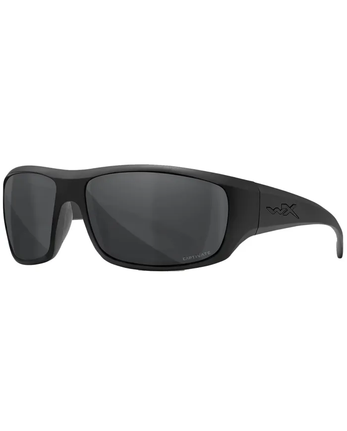 Okulary WX OMEGA Capt Pol Smoke Grey Matte Black Frame