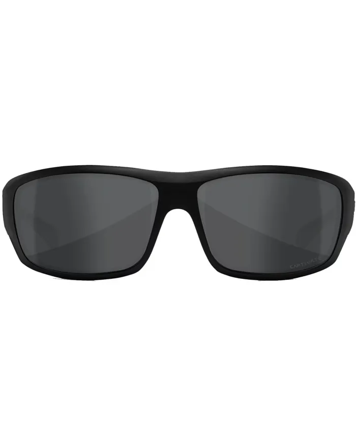 Okulary WX OMEGA Capt Pol Smoke Grey Matte Black Frame