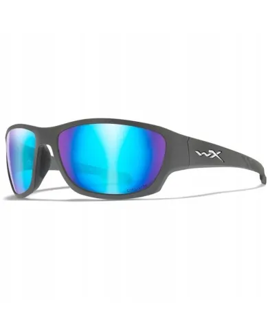 Okulary WX CLIMB Capt. Blue Mirror Matte Gray Frame Okulary WX CLIMB Capt. Blue Mirror Matte Gray Frame