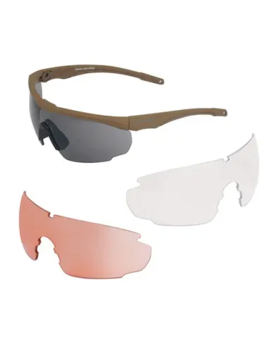 SwissEye - Okulary balistyczne Blackhawk z zestawem wizjerów - Brązowe oprawki SwissEye - Okulary balistyczne Blackhawk z zestawem wizjerów - Brązowe oprawki