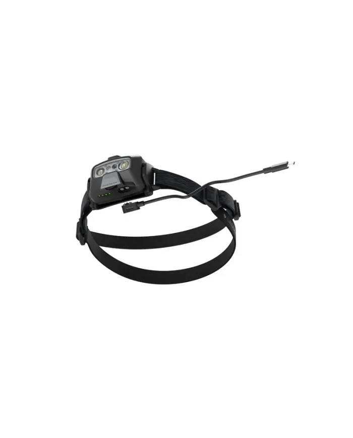 LEDLENSER HF6R Core Black, akumulatorowa latarka czołowa, 800 lm