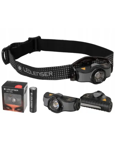 Ledlenser MH3, latarka czołowa, 200 lm, gray