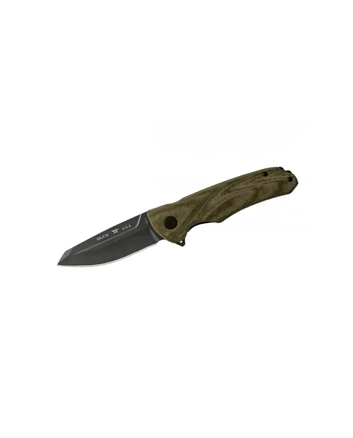 Nóż BUCK Sprint Ops Green Micarta, nóż składany (13440)